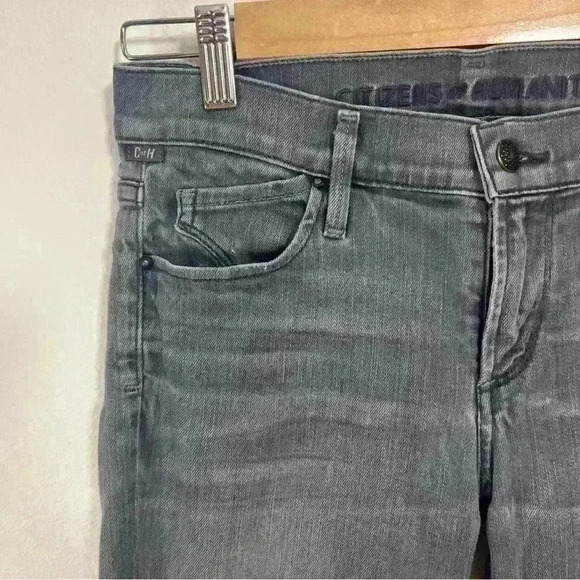 Citizens Of Humanity Avedon Low Rise Skinny Jeans, Dark Gray Washed Size 27 - Picture 3 of 12